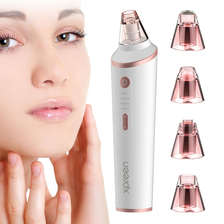 XPREEN XPRE037 Wireless Charging Multi-function Blackhead Extractor Pore Cleanser with Four Probes & LED Lighting Function(White) - free shipping - PMC Jewellery - Order now!