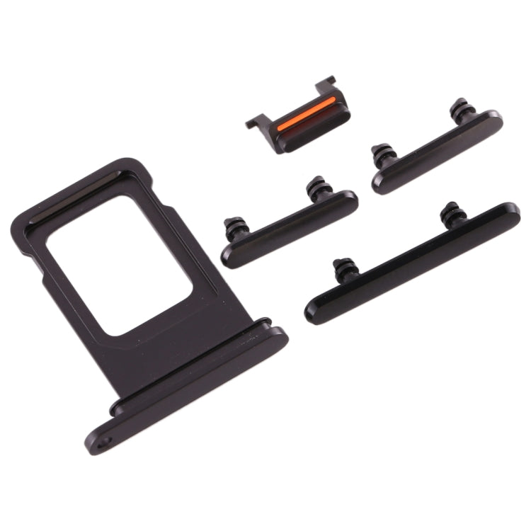 SIM Card Tray + Side Key for iPhone 11(Black)