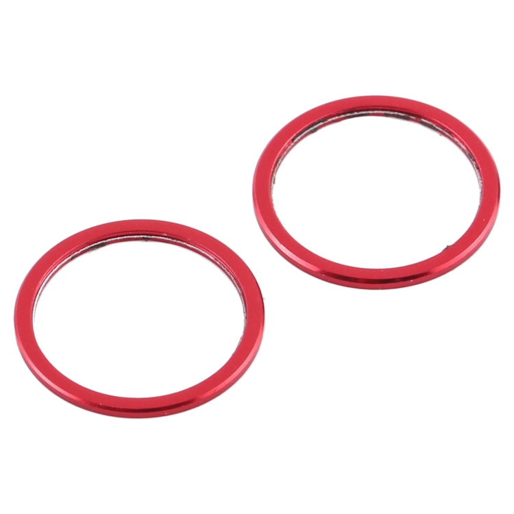 2 PCS Rear Camera Glass Lens Metal Protector Hoop Ring for iPhone 12(Red) - free shipping - PMC TechLife - Order now!