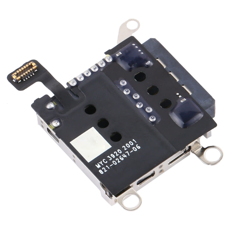 Single SIM Card Holder Socket with Flex Cable for iPhone 12 / 12 Pro