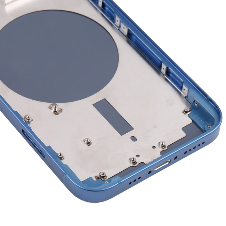 Back Housing Cover with SIM Card Tray & Side Keys & Camera Lens for iPhone 13(Blue)
