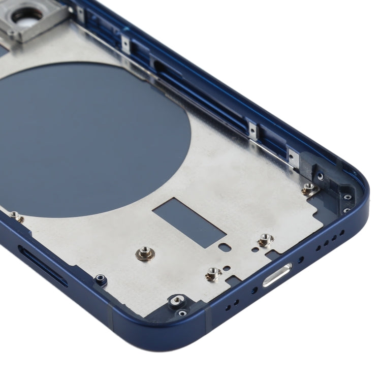 Back Housing Cover with SIM Card Tray & Side Keys & Camera Lens for iPhone 12 mini(Blue)