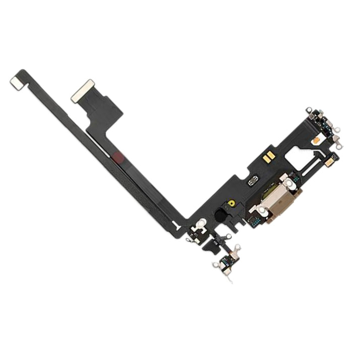 Original Charging Port Flex Cable for iPhone 12 Pro Max(Gold) - Flex Cable by PMC TechLife | Online Shopping South Africa | PMC TechLife | Buy Now Pay Later Mobicred