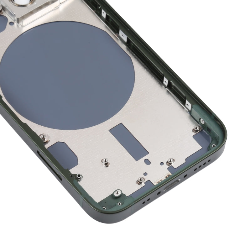 Back Housing Cover with SIM Card Tray & Side Keys & Camera Lens for iPhone 13 Mini(Green)