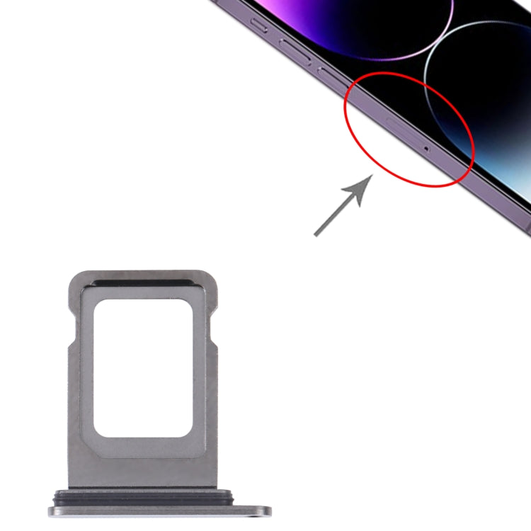 SIM+SIM Card Tray for iPhone 14 Pro (Black) - by PMC TechLife | Online Shopping South Africa | PMC TechLife