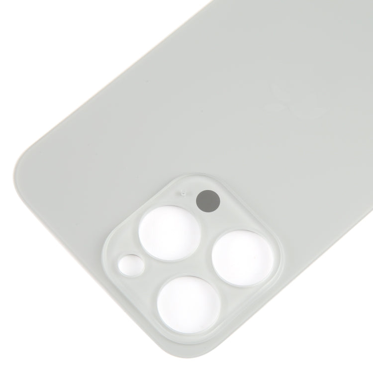 For iPhone 15 Pro Glass Battery Back Cover(Titanium)
