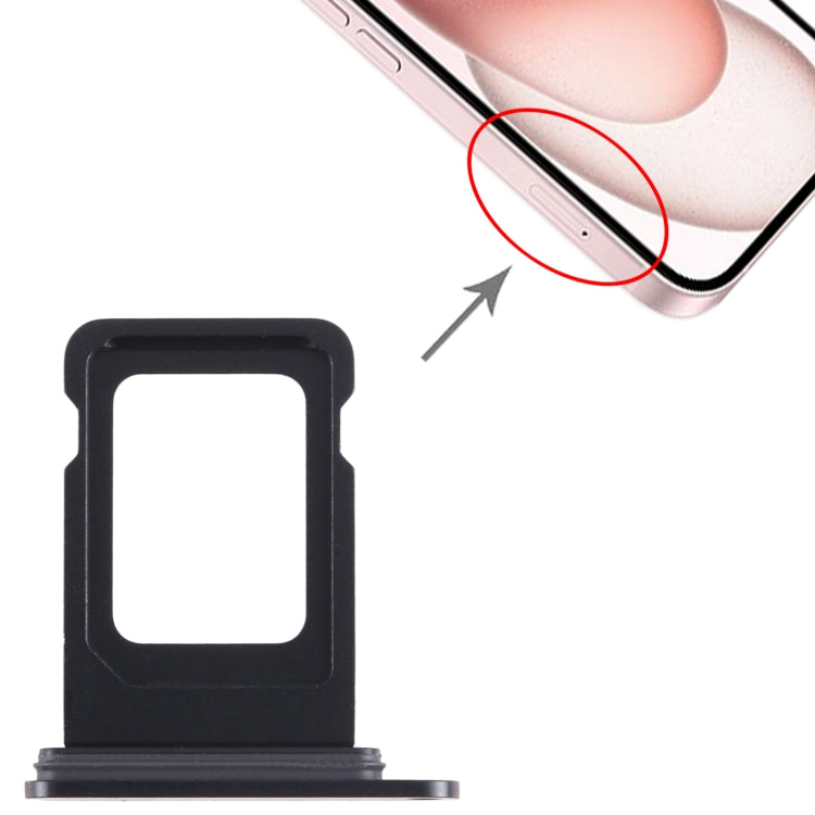 For iPhone 15 Plus SIM Card Tray (Black) - by PMC TechLife | Online Shopping South Africa | PMC TechLife