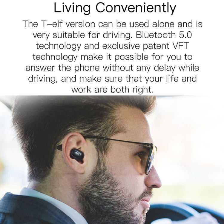 Bluedio TWS T-elf Bluetooth Version 5.0 In-Ear Bluetooth Headset with Headphone Charging Cabin(Red) - TWS Earphone by Bluedio | Online Shopping South Africa | PMC Jewellery | Buy Now Pay Later Mobicred