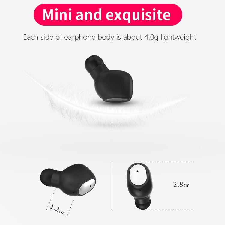 Q2 TWS Bluetooth 5.0 Binaural Stereo Wireless Sports Bluetooth Earphone(White)