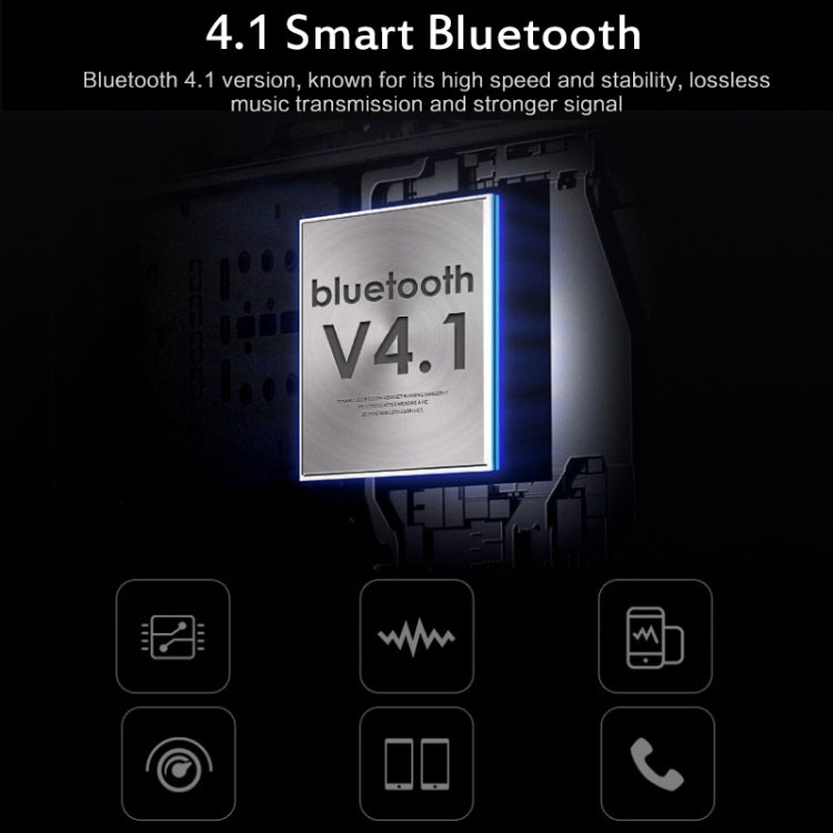 X7 Bluetooth 4.1 Mini Invisible Wireless Sports Bluetooth Earphone with Charging Box (Black)