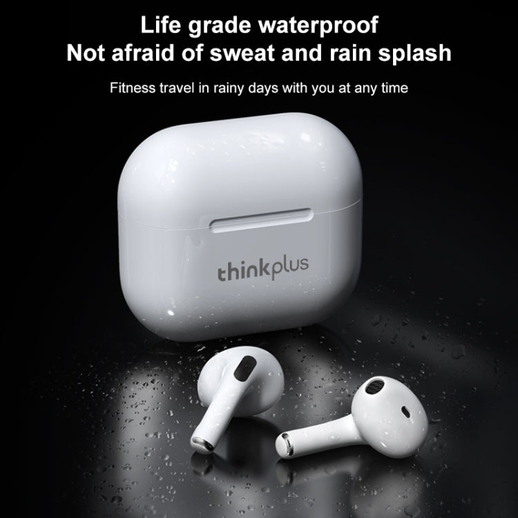 Original Lenovo LivePods LP40 TWS IPX4 Water-resistant Bluetooth Earphone with Charging Box, Support Touch & HD Call & Siri & Master-slave Switching (Black)