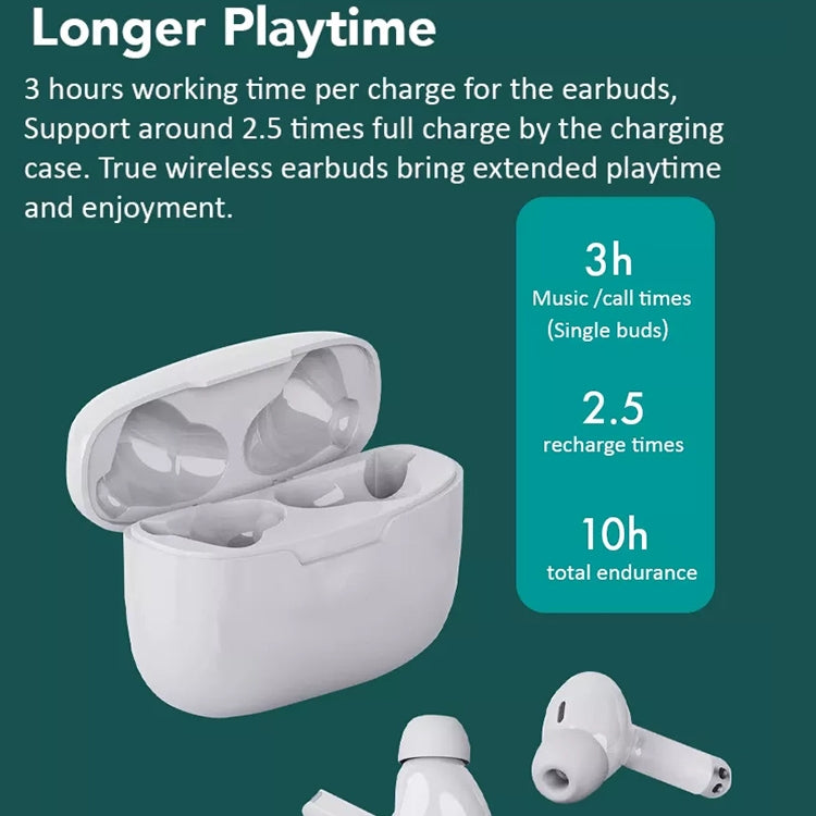 ETE-13 Mini Binaural Stereo Bluetooth 5.0 Sports Earphones (White) - TWS Earphone by PMC TechLife | Online Shopping South Africa | PMC TechLife