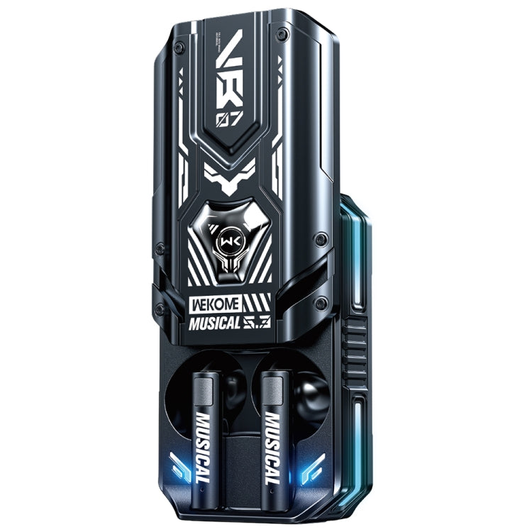 WEKOME VB07 Mecha Series Blade Wireless Bluetooth Earphone (Black) - free shipping - PMC Jewellery - Order now!