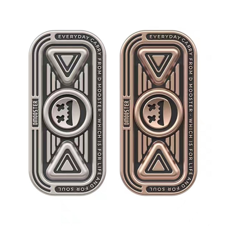 D MOOSTER D15 IPX4 Wireless Bluetooth 5.3 Earphone Fingertip Spinner (Silver)