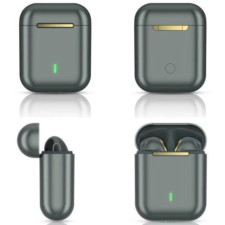 T&G J18 Bluetooth 5.1 TWS Wireless Binaural Bluetooth Earphone with Charging Box (Green) - free shipping - PMC Jewellery - Order now!