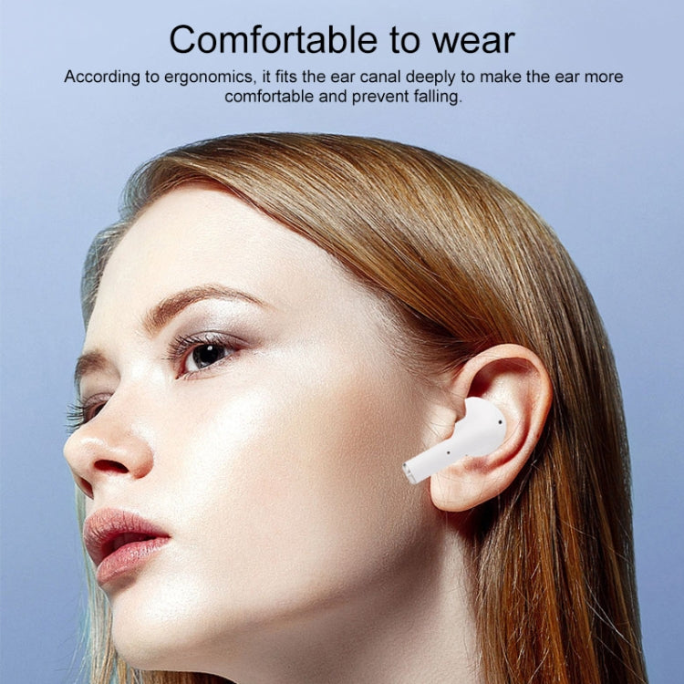 Pro 8 In-ear Touch Digital Display TWS Mini Wireless Bluetooth Earphone (White) - TWS Earphone by PMC TechLife | Online Shopping South Africa | PMC TechLife