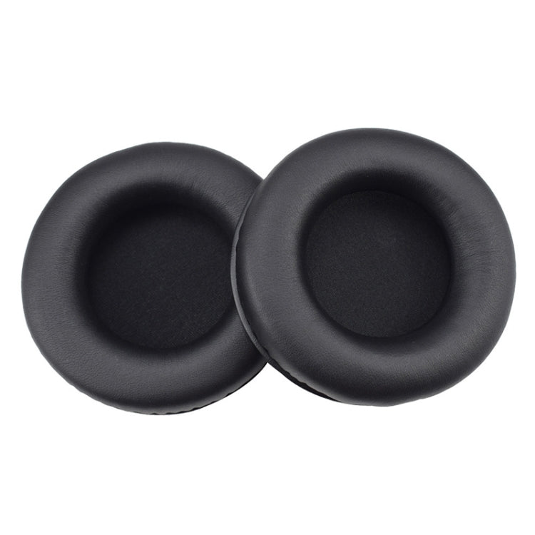For JBL E50BT / Cuffie Synchros S500 & S700 Headphones Imitation Leather + Foam Soft Earphone Protective Cover Earmuffs, One Pair(Black)