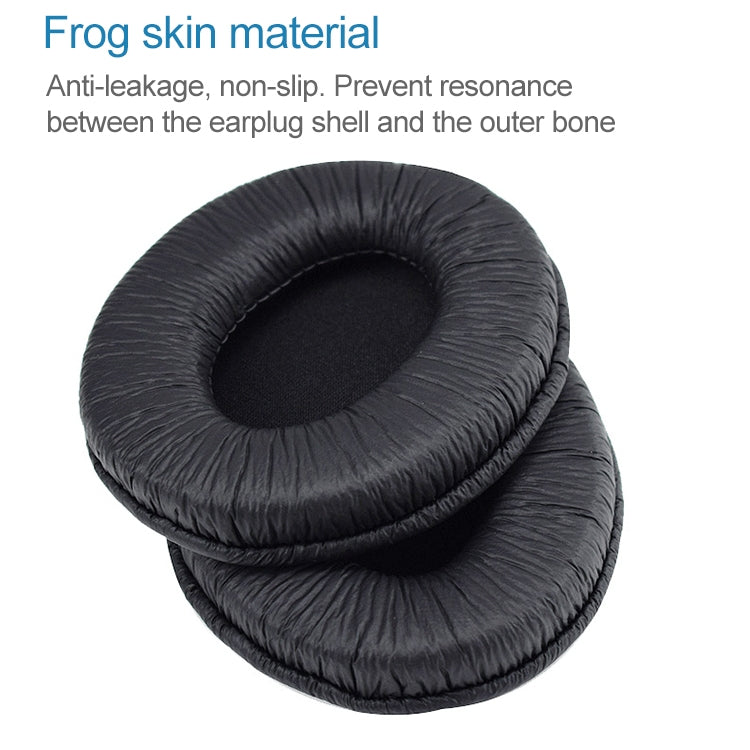 2 PCS For Sennheiser HD202 / HD212 / HD437 / HD447 / HD457 / HD497 Headphone Cushion Sponge Cover Earmuffs Replacement Earpads - Earmuff & Pad by PMC TechLife | Online Shopping South Africa | PMC TechLife | Buy Now Pay Later Mobicred