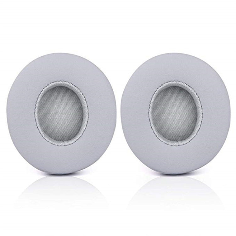 1 Pair Soft Sponge Earmuff Headphone Jacket for Beats Solo 2.0 / 3.0, Bluetooth Version(Grey)