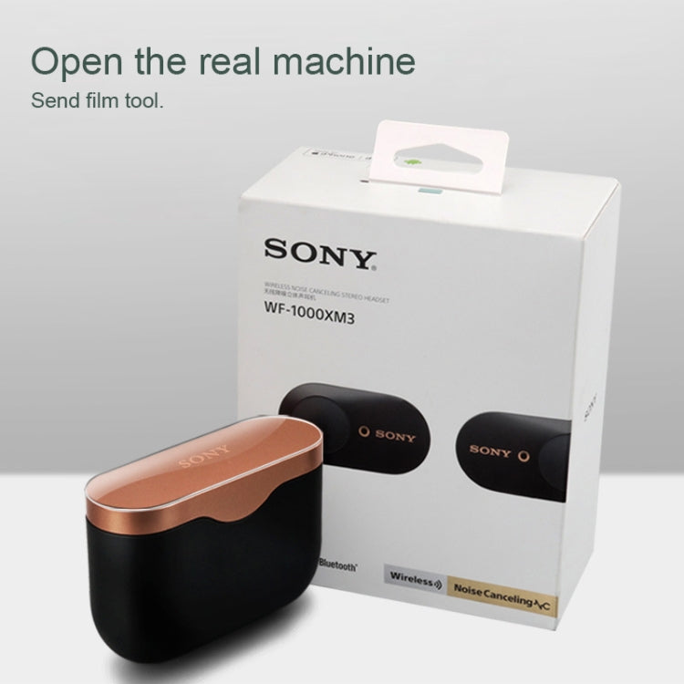 For Sony WF-1000XM3 Bluetooth Earphone Transparent Protective Sticker - Protective Sticker by PMC Jewellery | Online Shopping South Africa | PMC Jewellery | Buy Now Pay Later Mobicred