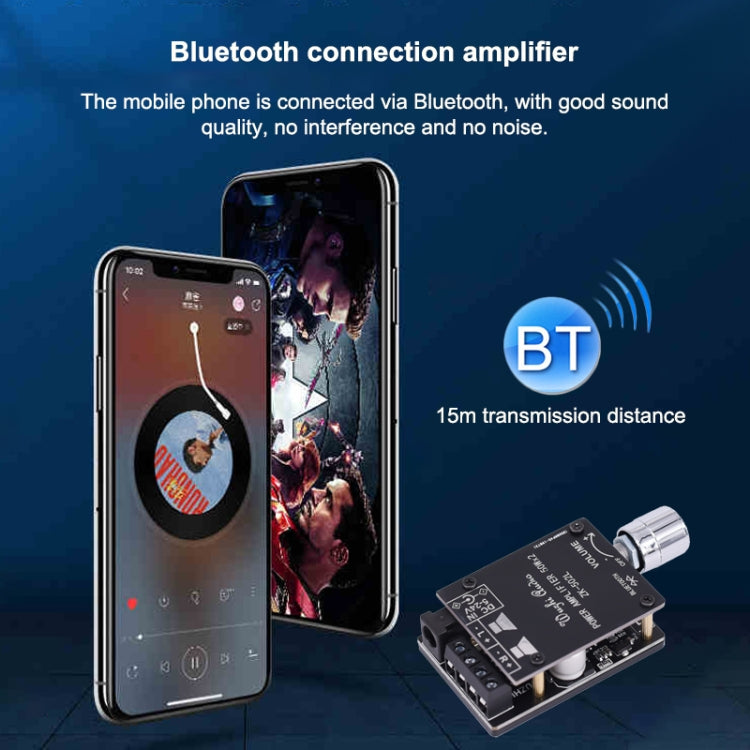 ZK-502T Bluetooth 5.0 50W x 2 Wireless TPA3116D2 Stereo HiFi Class D Amplifier Board Stereo Audio Amp Amplificador - Other Accessories by PMC Jewellery | Online Shopping South Africa | PMC Jewellery | Buy Now Pay Later Mobicred