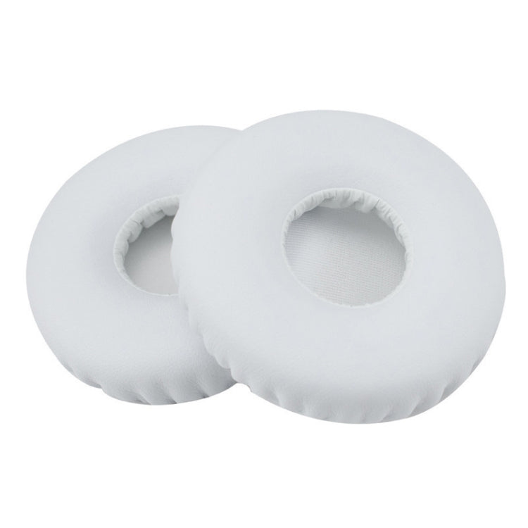 2 PCS For Sony MDR-XB450AP / XB550 / XB650 / XB400 Earphone Cushion Cover Earmuffs Replacement Earpads with Mesh(White)