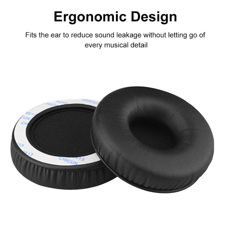 2 PCS For Sony MDR-XB450AP / XB550 / XB650 / XB400 Earphone Cushion Cover Earmuffs Replacement Earpads with Mesh(White)