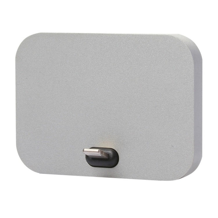 8 Pin Stouch Aluminum Desktop Station Dock Charger for iPhone(Grey)