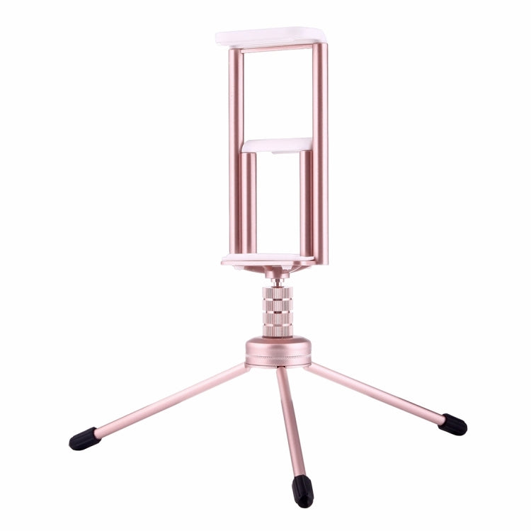 Multi-function Aluminum Alloy Tripod Mount Holder Stand , for iPad, iPhone, Samsung, Lenovo, Sony and other Smartphones & Tablets & Digital Cameras(Rose Gold) - free shipping - PMC Jewellery - Order now!