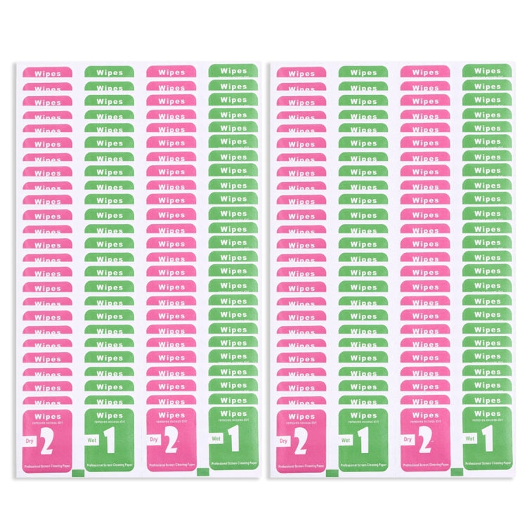 100 PCS Dry-Wet Wipes Screen Protectors Accessories Alcohol for Pad Mobile Phone Watch Screen Cleaning Cloth - Others by DIYLooks | Online Shopping South Africa | PMC Jewellery