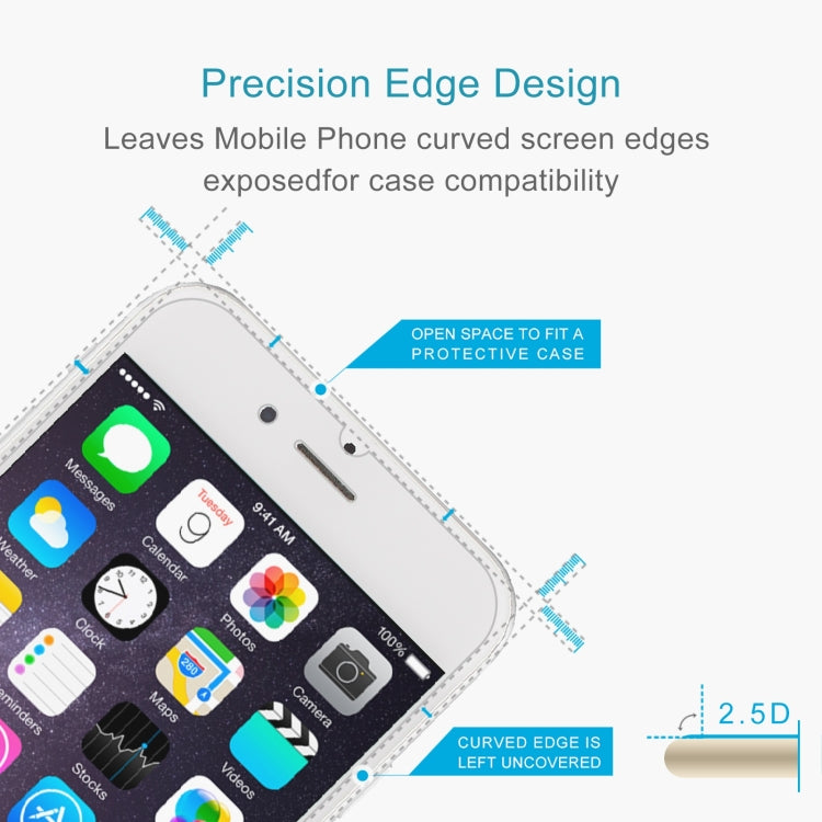 2.5D Non-Full Screen Tempered Glass Film For iPhone 8 / 7 / 6 / 6S - free shipping - PMC Jewellery - Order now!