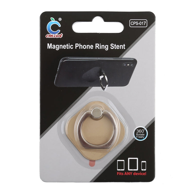 Ring Phone Metal Holder for iPad, iPhone, Galaxy, Huawei, Xiaomi, LG, HTC and Other Smart Phones (Gold)