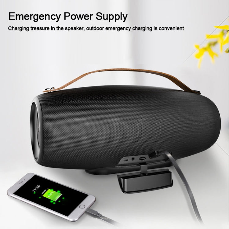 ZEALOT S27 Multifunctional Bass Wireless Bluetooth Speaker, Built-in Microphone, Support Bluetooth Call & AUX & TF Card & 1x93mm + 2x66mm Speakers(Black)