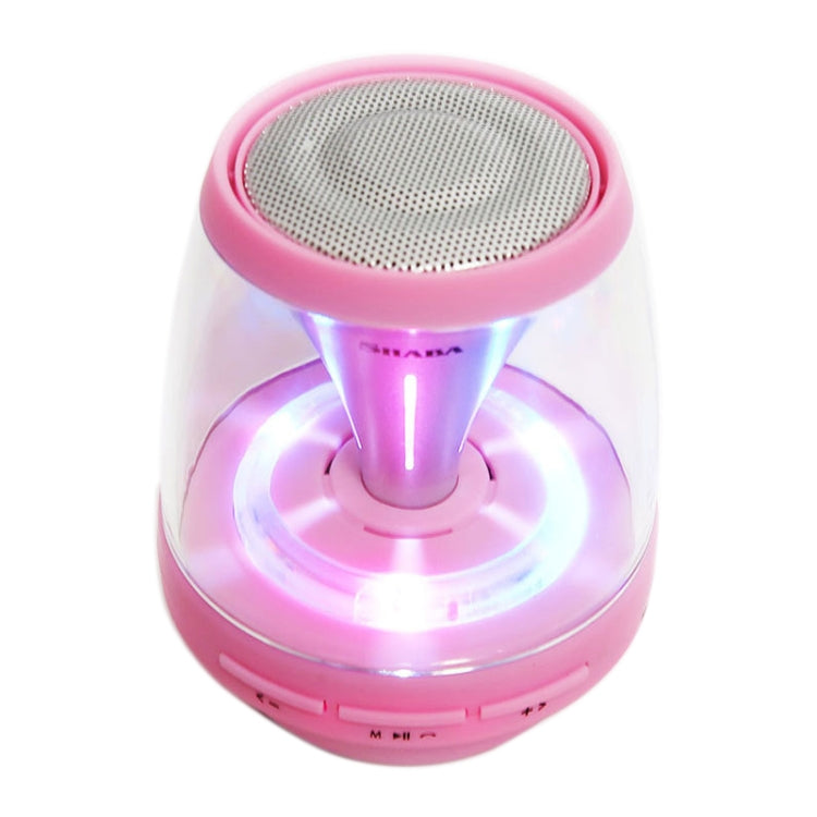 SHABA VS-18 Bluetooth 4.2 Multi-function Portable Small Magic Lamp Colorful Wireless Bluetooth Speaker (Pink)