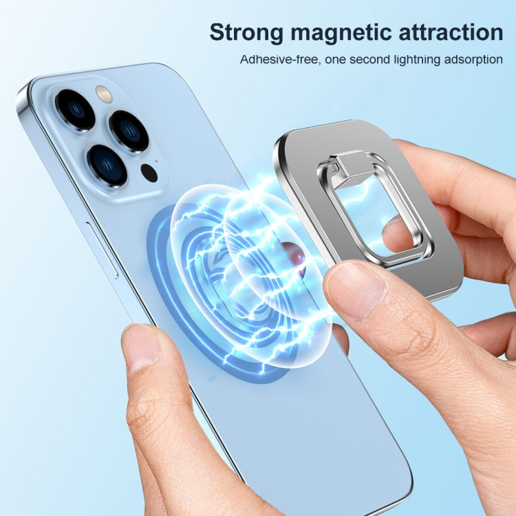Magsafe Magnetic Mobile Phone Ring Holder (Black) - Ring Holder by PMC Jewellery | Online Shopping South Africa | PMC Jewellery