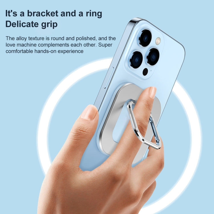 Magsafe Magnetic Mobile Phone Ring Holder (Black) - Ring Holder by PMC Jewellery | Online Shopping South Africa | PMC Jewellery