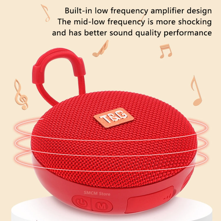 T&G TG352 Outdoor Portable Riding Wireless Bluetooth Speaker TWS Stereo Subwoofer, Support Handsfree Call / FM / TF(Red) - Mini Speaker by T&G | Online Shopping South Africa | PMC TechLife | Buy Now Pay Later Mobicred