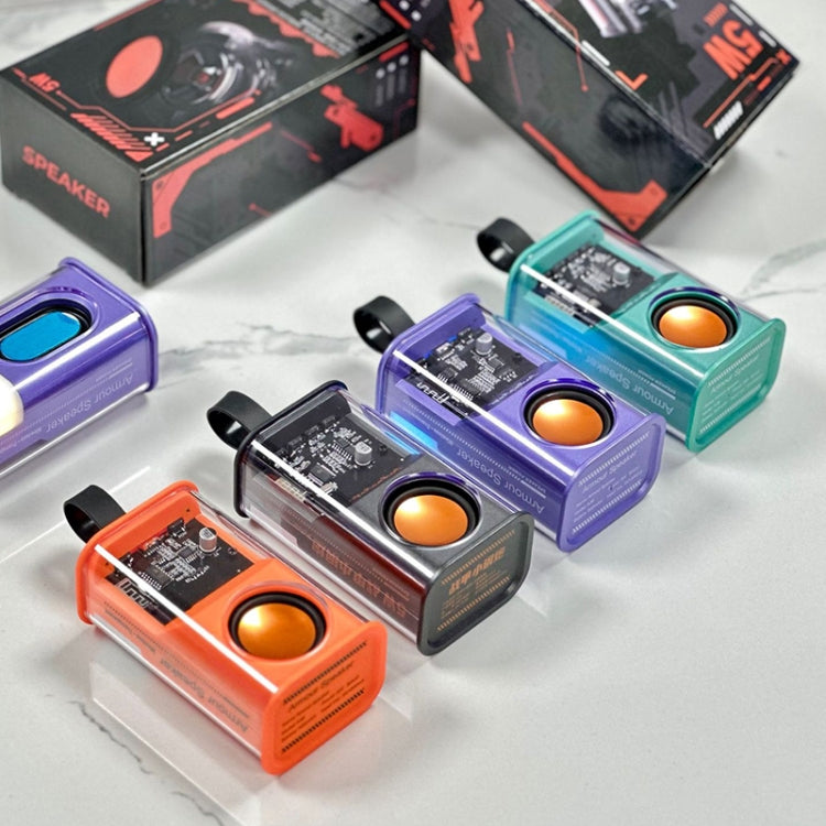 5W Portable Bullet TWS Wireless Bluetooth Speaker (Orange) - Mini Speaker by PMC TechLife | Online Shopping South Africa | PMC TechLife