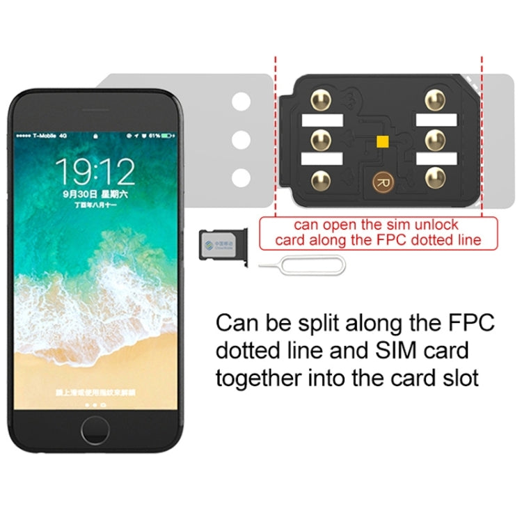 R-SIM 14 V18 Ultra Universal ICCID SIM Unlock Card for iPhone X, XS, XR, XS Max, 8 & 8 Plus, 7 & 7 Plus - Unlock SIM Card by PMC Jewellery | Online Shopping South Africa | PMC Jewellery | Buy Now Pay Later Mobicred