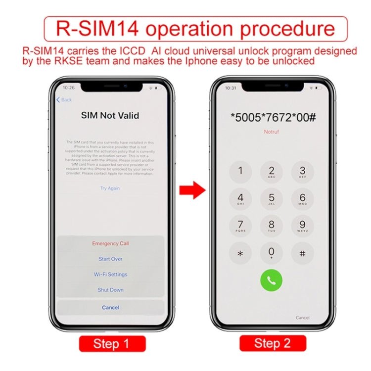 R-SIM 14 V18 Ultra Universal ICCID SIM Unlock Card for iPhone X, XS, XR, XS Max, 8 & 8 Plus, 7 & 7 Plus - Unlock SIM Card by PMC Jewellery | Online Shopping South Africa | PMC Jewellery | Buy Now Pay Later Mobicred