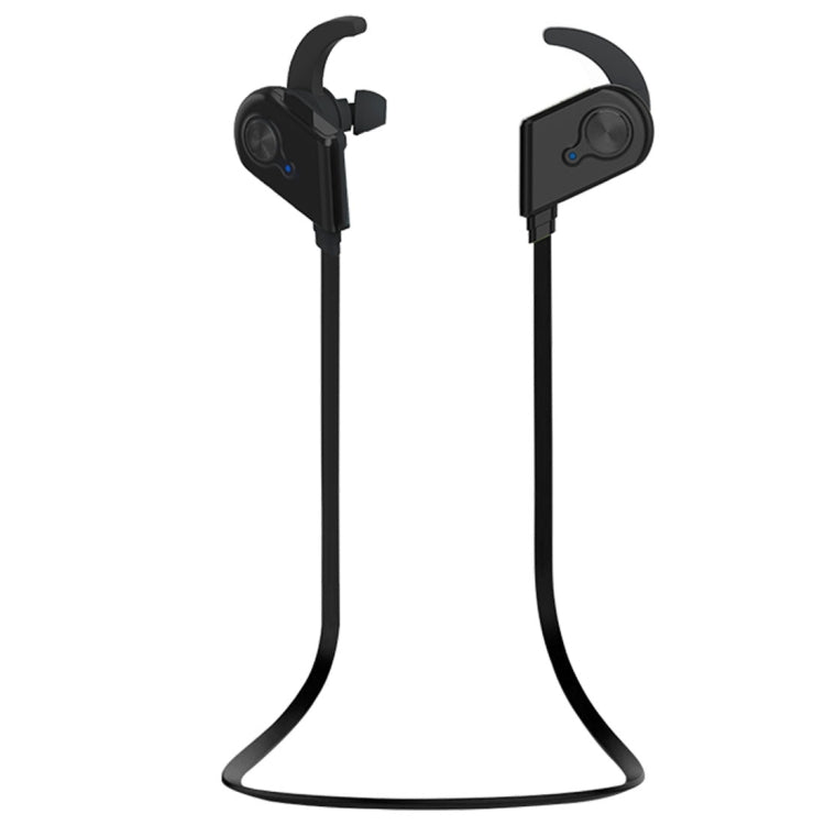 S20 Magnetic Switch Sweatproof Motion Wireless Bluetooth In-Ear Headset with Indicator Light & Mic, Distance: 10m, For iPad, Laptop, iPhone, Samsung, HTC, Huawei, Xiaomi, and Other Smart Phones(Black)