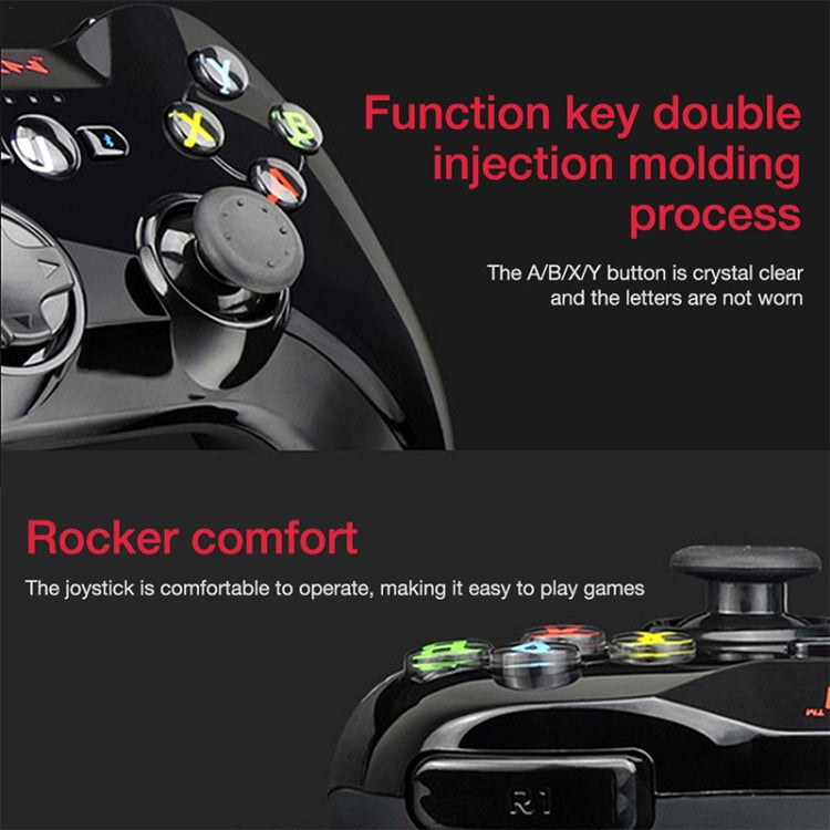 PXN PXN-6603 MFI Mobile Phone Wireless Bluetooth Game Handle Controller, Compatible with iOS System(Black) - free shipping - PMC Jewellery - Order now!