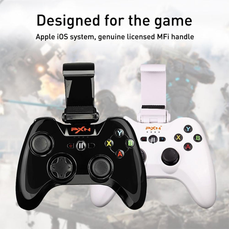 PXN PXN-6603 MFI Mobile Phone Wireless Bluetooth Game Handle Controller, Compatible with iOS System(Black) - free shipping - PMC Jewellery - Order now!