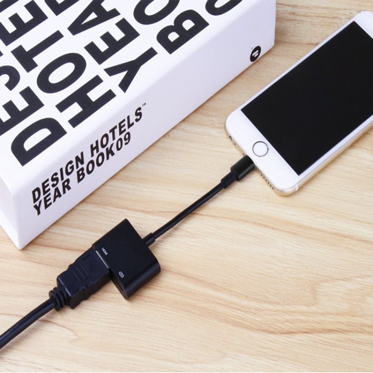 7565S 8 Pin to HDMI HDTV Projector Video Adapter Cable for iPad(Grey) - free shipping - PMC Jewellery - Order now!