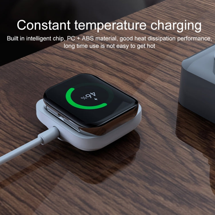 For OPPO Watch 41mm Smart Watch Magnetic Charger Charging Base(White) - by PMC Jewellery | Online Shopping South Africa | PMC Jewellery | Buy Now Pay Later Mobicred