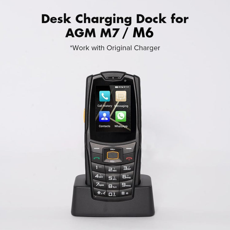 AGM DCD-M67 5V 1A USB-C / Type-C Desktop Charging Dock for AGM M6 / M7 - Dock Charger by AGM | Online Shopping South Africa | PMC Jewellery | Buy Now Pay Later Mobicred