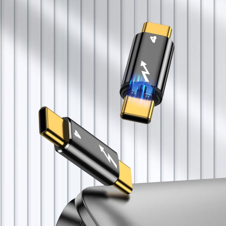 5A USB-C/Type-C to USB-C/Type-C Compatible Thunderbolt 4 Aluminum Alloy Adapter - Type-C Adapter by PMC TechLife | Online Shopping South Africa | PMC TechLife