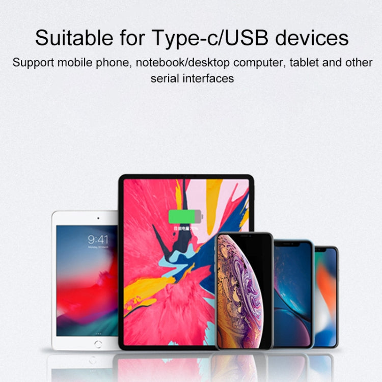 10 Gbps USB Female to Type-C Male Magnetic Magnetic Medium Elbow Charging Adapter - Converter & Adapter by PMC TechLife | Online Shopping South Africa | PMC TechLife