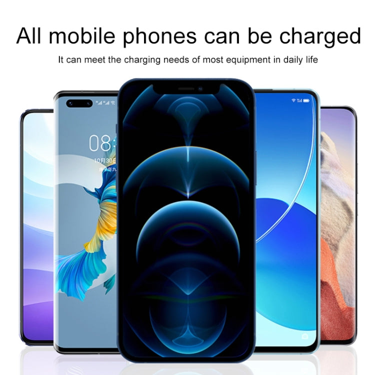 100W 6A Type-C to 8 Pin+Type-C+Micro USB Charging Data Cable, 1.3m(Black Red Blue) - Multifunction Cable by PMC TechLife | Online Shopping South Africa | PMC TechLife