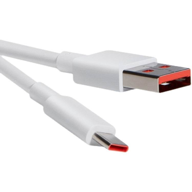 Original Xiaomi 6A USB to USB-C / Type-C Fast Charging Data Cable, Length: 1m